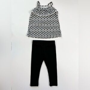 Carter's Black Matching Set with Leggings